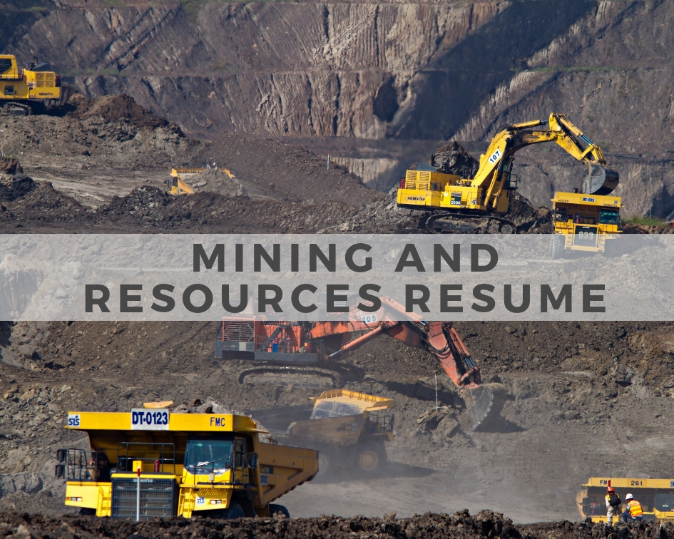 mining and resources resume
