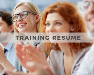 Training Resume