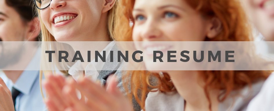 Training Resume