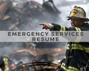 Emergency Services Resume